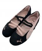 PUMAプーマ）の古着「SPEEDCAT BALLET/スピードキャットバレエ」｜ブラック×ピンク
