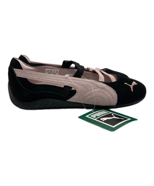 PUMA（プーマ）PUMA (プーマ) SPEEDCAT BALLET/スピードキャットバレエ ブラック×ピンク サイズ:22.5cmの古着・服飾アイテム