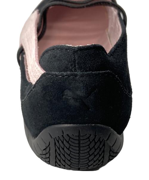 PUMA（プーマ）PUMA (プーマ) SPEEDCAT BALLET/スピードキャットバレエ ブラック×ピンク サイズ:22.5cmの古着・服飾アイテム