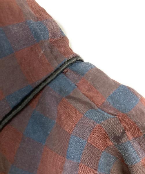 TODAYFUL（トゥデイフル）TODAYFUL (トゥデイフル) Ginghamcheck Puff Blouse/ギンガムチェックパフブラウス ブラウン×ネイビー サイズ:Ｆの古着・服飾アイテム