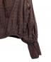 中古・古着 TODAYFUL (トゥデイフル) Ginghamcheck Puff Blouse/ギンガムチェックパフブラウス ブラウン×ネイビー サイズ:Ｆ：6000円