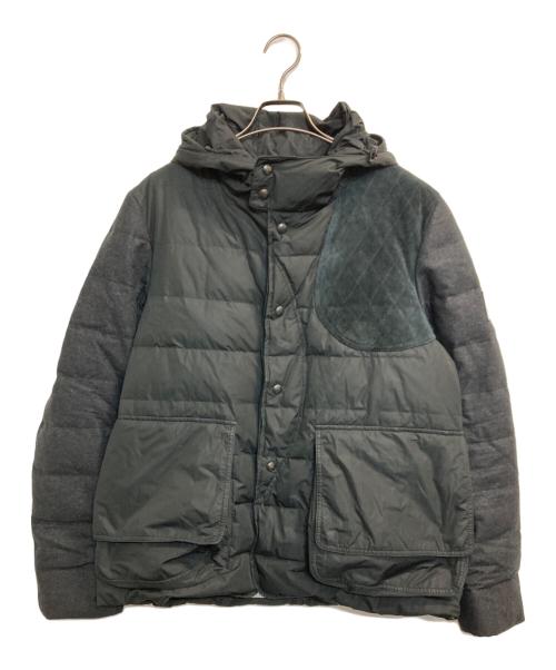 MONCLER GAMME BLEU（モンクレール ガム ブルー）MONCLER GAMME BLEU (モンクレール ガム ブルー) 切替ダウンジャケット ブラック サイズ:3の古着・服飾アイテム
