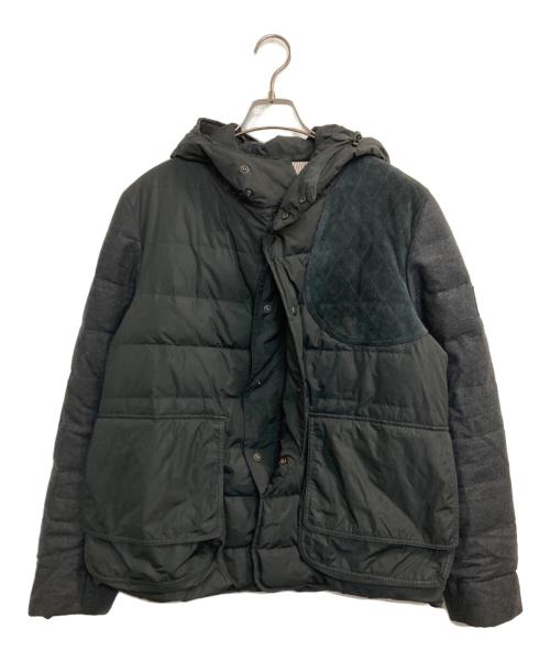 MONCLER GAMME BLEU（モンクレール ガム ブルー）MONCLER GAMME BLEU (モンクレール ガム ブルー) 切替ダウンジャケット ブラック サイズ:3の古着・服飾アイテム