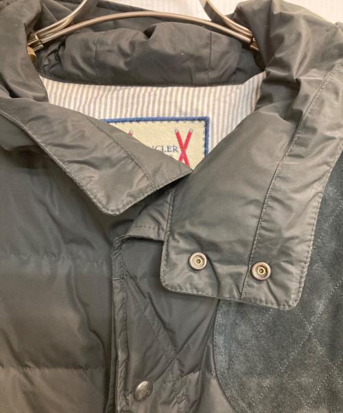 MONCLER GAMME BLEU（モンクレール ガム ブルー）MONCLER GAMME BLEU (モンクレール ガム ブルー) 切替ダウンジャケット ブラック サイズ:3の古着・服飾アイテム