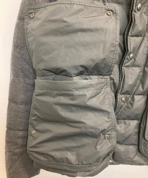 MONCLER GAMME BLEU（モンクレール ガム ブルー）MONCLER GAMME BLEU (モンクレール ガム ブルー) 切替ダウンジャケット ブラック サイズ:3の古着・服飾アイテム