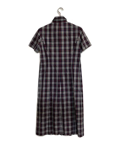 Burberry's（バーバリーズ）Burberry's (バーバリーズ) ベルト付シャツワンピース ネイビー サイズ:42の古着・服飾アイテム