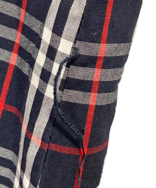 Burberry's（バーバリーズ）Burberry's (バーバリーズ) ベルト付シャツワンピース ネイビー サイズ:42の古着・服飾アイテム