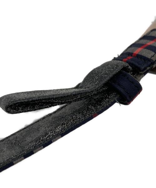 Burberry's（バーバリーズ）Burberry's (バーバリーズ) ベルト付シャツワンピース ネイビー サイズ:42の古着・服飾アイテム