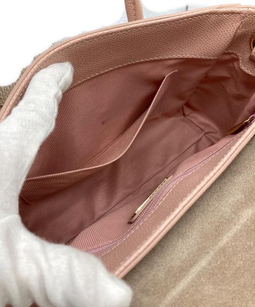 FURLA（フルラ）FURLA (フルラ) サッチェル2WAYショルダーバッグ ピンクの古着・服飾アイテム