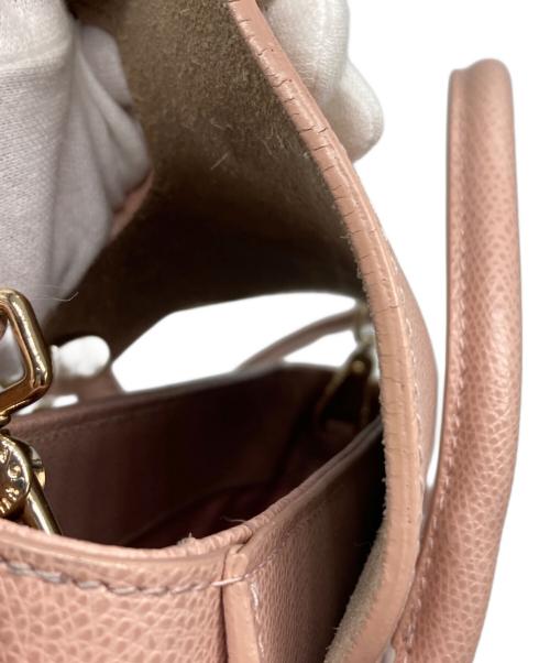 FURLA（フルラ）FURLA (フルラ) サッチェル2WAYショルダーバッグ ピンクの古着・服飾アイテム