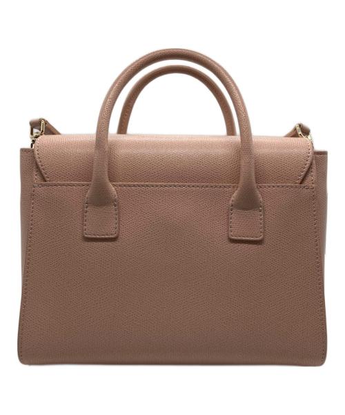 FURLA（フルラ）FURLA (フルラ) サッチェル2WAYショルダーバッグ ピンクの古着・服飾アイテム