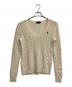 POLO RALPH LAUREN（ポロ・ラルフローレン）の古着「cashmere blend cable knit」｜アイボリー