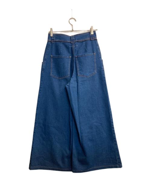MM6 Maison Margiela（エムエムシックスメゾンマルジェラ）MM6 Maison Margiela (エムエムシックスメゾンマルジェラ) ドローコードワイドデニム インディゴ サイズ:38の古着・服飾アイテム