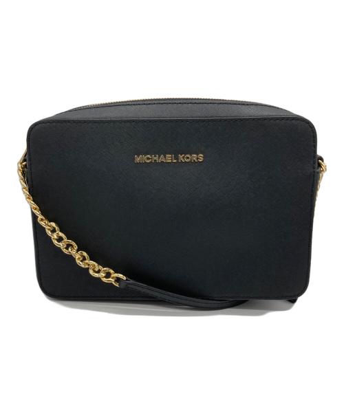 MICHAEL KORS（マイケル・コース）MICHAEL KORS (マイケル・コース) チェーンショルダーバッグ ブラックの古着・服飾アイテム