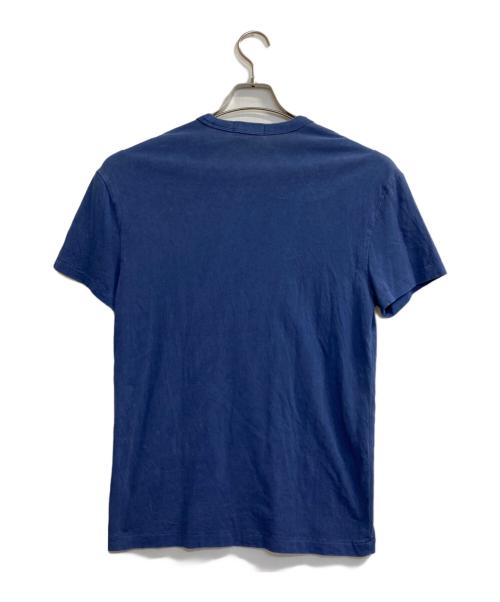 POLO RALPH LAUREN（ポロ・ラルフローレン）POLO RALPH LAUREN (ポロ・ラルフローレン) 刺繍Tシャツ ブルー サイズ:ＸＳの古着・服飾アイテム