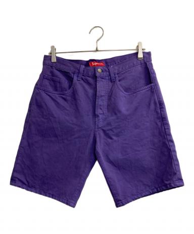 中古・古着通販】SUPREME (シュプリーム) Washed Denim Short パープル