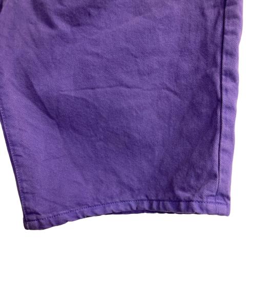 SUPREME（シュプリーム）SUPREME (シュプリーム) Washed Denim Short パープル サイズ:30の古着・服飾アイテム