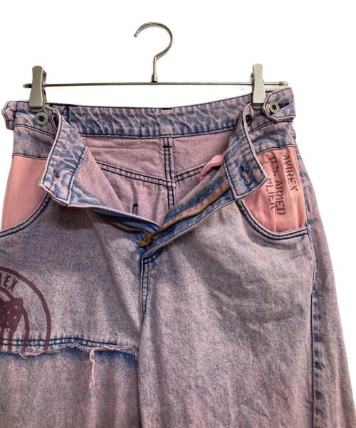 AVIREX（アヴィレックス）AVIREX (アヴィレックス) CUTTING DENIM PANTS ピンク サイズ:記載なしの古着・服飾アイテム