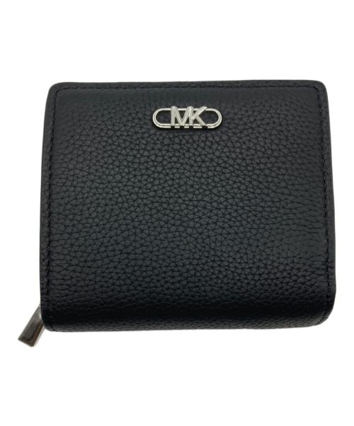 MICHAEL KORS（マイケル・コース）MICHAEL KORS (マイケル・コース) EMPIRE バイフォールド ジップ ウォレット ブラックの古着・服飾アイテム