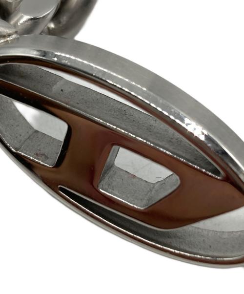 DIESEL（ディーゼル）DIESEL (ディーゼル) ロゴチェーンネックレス シルバーの古着・服飾アイテム