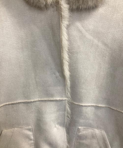 thinkfur（シンクファー）thinkfur (シンクファー) Gradation Fur Foody Jacket ベージュ サイズ:ＦＲＥＥの古着・服飾アイテム