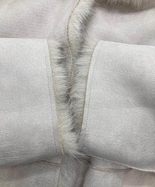 thinkfur（シンクファー）thinkfur (シンクファー) Gradation Fur Foody Jacket ベージュ サイズ:ＦＲＥＥの古着・服飾アイテム