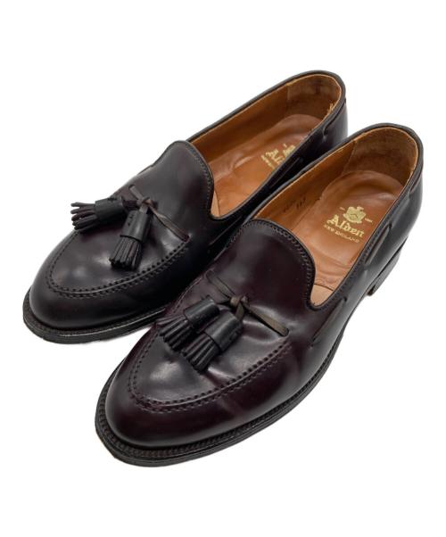 Alden（オールデン）ALDEN (オールデン) 563 コードバンタッセルローファー ブラウン サイズ:71/2Ｄの古着・服飾アイテム