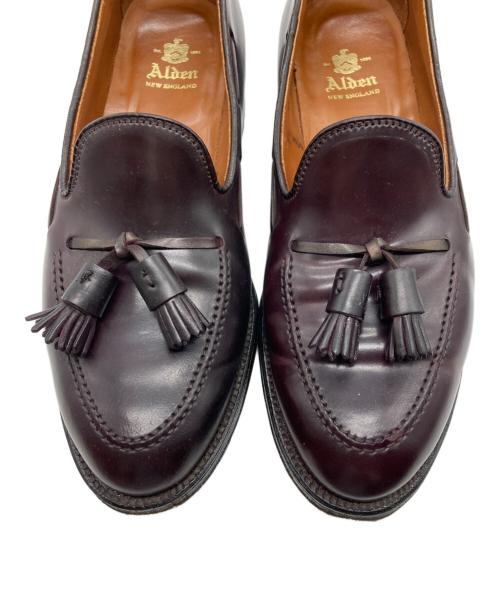Alden（オールデン）ALDEN (オールデン) 563 コードバンタッセルローファー ブラウン サイズ:71/2Ｄの古着・服飾アイテム