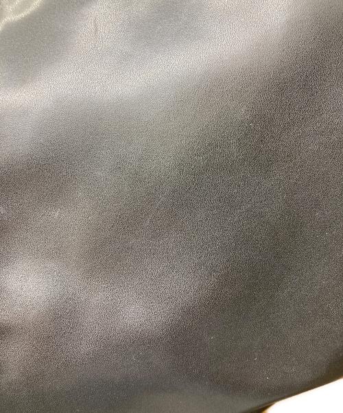 MM6 Maison Margiela（エムエムシックスメゾンマルジェラ）MM6 Maison Margiela (エムエムシックスメゾンマルジェラ) Fレザージャパニーズトートハンドバッグ ブラックの古着・服飾アイテム