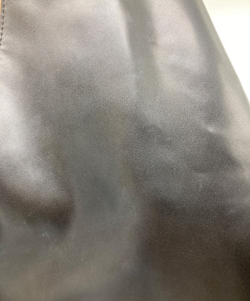 MM6 Maison Margiela（エムエムシックスメゾンマルジェラ）MM6 Maison Margiela (エムエムシックスメゾンマルジェラ) Fレザージャパニーズトートハンドバッグ ブラックの古着・服飾アイテム