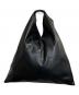 MM6 Maison Margiela（エムエムシックスメゾンマルジェラ）の古着「Fレザージャパニーズトートハンドバッグ」｜ブラック