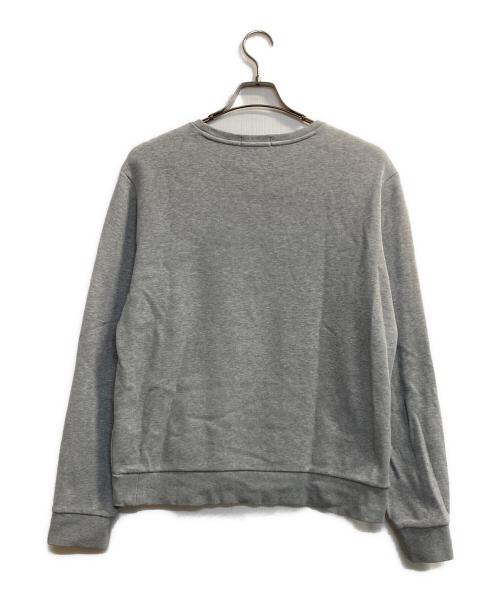 POLO RALPH LAUREN（ポロ・ラルフローレン）POLO RALPH LAUREN (ポロ・ラルフローレン) ワンポイントクルーネックスウェット グレー サイズ:Ｍの古着・服飾アイテム