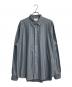 KANEMASA PHIL.（カネマサフィル）の古着「46G MODEST STRIPE SHIRT」｜グレー
