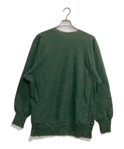 Champion REVERSE WEAVE（チャンピオン リバース ウィーブ）Champion REVERSE WEAVE (チャンピオン リバース ウィーブ) オーバーサイズスウェット グリーン サイズ:X-LARGEの古着・服飾アイテム