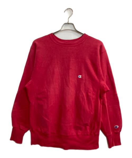 Champion REVERSE WEAVE（チャンピオン リバース ウィーブ）Champion REVERSE WEAVE (チャンピオン リバース ウィーブ) オーバーサイズスウェット レッド サイズ:Ｌの古着・服飾アイテム