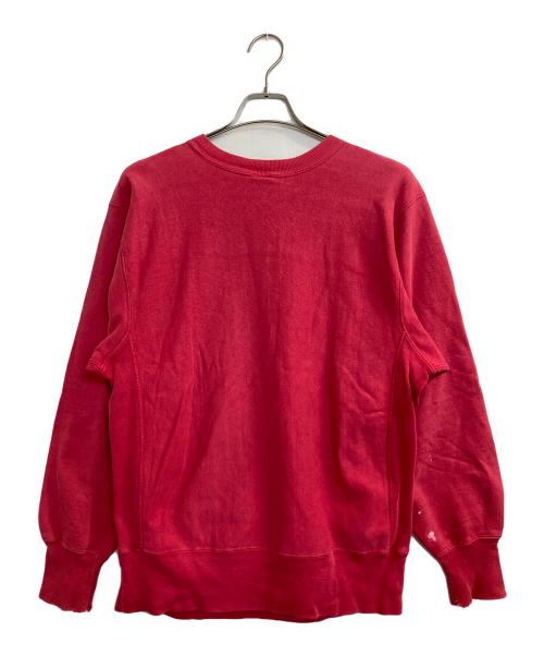 Champion REVERSE WEAVE（チャンピオン リバース ウィーブ）Champion REVERSE WEAVE (チャンピオン リバース ウィーブ) オーバーサイズスウェット レッド サイズ:Ｌの古着・服飾アイテム