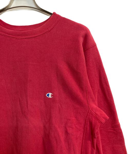 Champion REVERSE WEAVE（チャンピオン リバース ウィーブ）Champion REVERSE WEAVE (チャンピオン リバース ウィーブ) オーバーサイズスウェット レッド サイズ:Ｌの古着・服飾アイテム