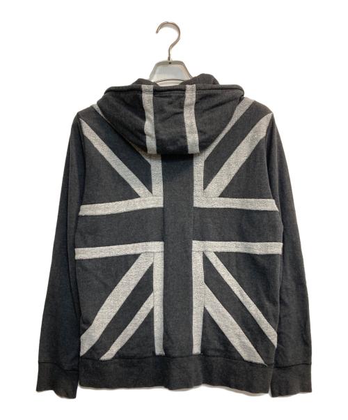 FRED PERRY（フレッドペリー）FRED PERRY (フレッドペリー) バックユニオンジャックジップパーカー グレー サイズ:Lの古着・服飾アイテム