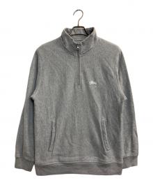 stussy（ステューシー）の古着「ハーフジップスウェット」｜グレー