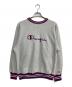 Champion REVERSE WEAVE（チャンピオン リバース ウィーブ）の古着「クルーネックスウェット」｜パープル×グレー