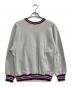 Champion REVERSE WEAVE (チャンピオン リバース ウィーブ) クルーネックスウェット パープル×グレー サイズ:Ｌ：9000円