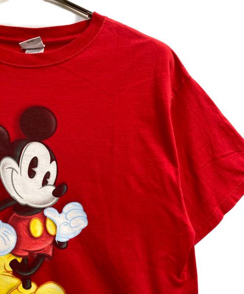 THE Disney Store（ザ ディズニー ストア）THE Disney Store (ザ ディズニー ストア) キャラクターTシャツ レッド サイズ:ＸＬの古着・服飾アイテム