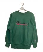 Champion REVERSE WEAVEチャンピオン リバース ウィーブ）の古着「ロゴ刺繍スウェット」｜グリーン