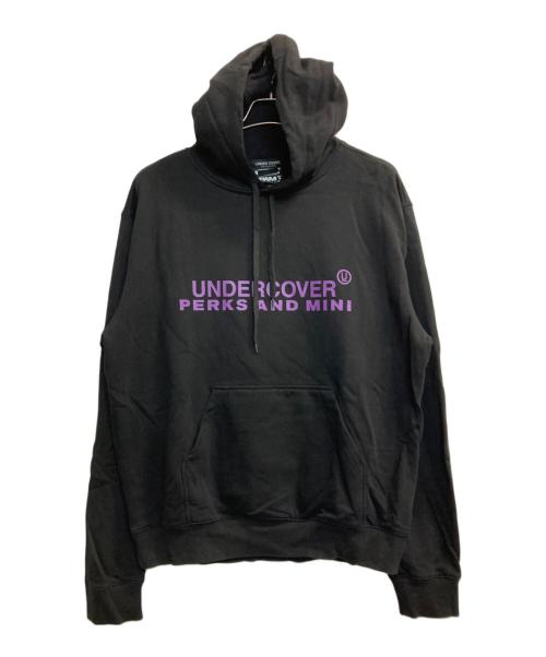 UNDERCOVER（アンダーカバー）UNDERCOVER (アンダーカバー) PAM (パム) プリントパーカー ブラック×パープル サイズ:Mの古着・服飾アイテム