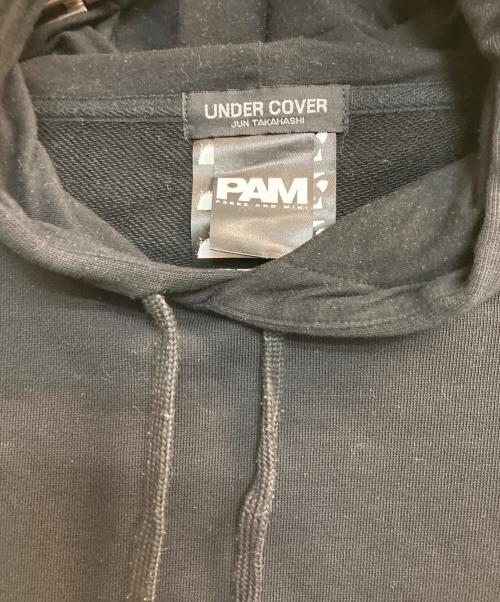 UNDERCOVER（アンダーカバー）UNDERCOVER (アンダーカバー) PAM (パム) プリントパーカー ブラック×パープル サイズ:Mの古着・服飾アイテム