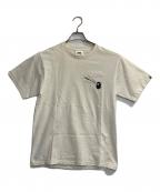 A BATHING APE×COMME des GARCONSアベイシングエイプ×コムデギャルソン）の古着「コラボTシャツ」｜アイボリー
