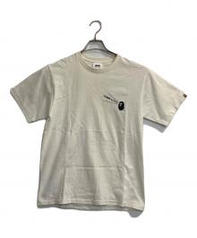 A BATHING APE×COMME des GARCONS（アベイシングエイプ×コムデギャルソン）の古着「コラボTシャツ」｜アイボリー