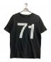 Palm Angels（パーム エンジェルス）の古着「71 半袖Tシャツ」｜ブラック