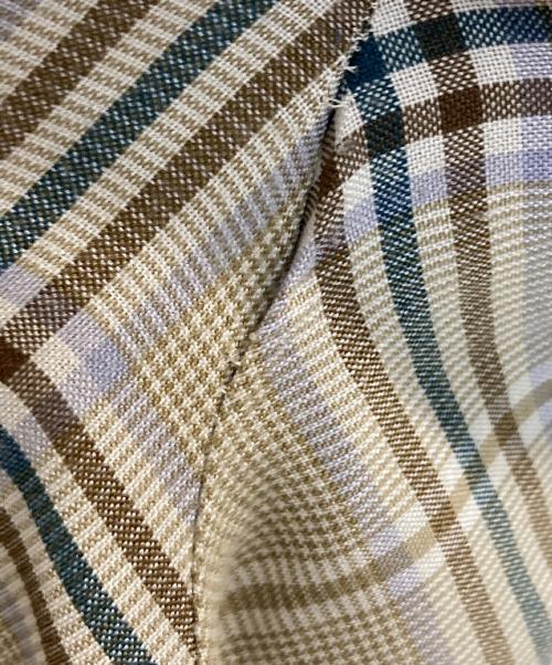 BLUE LABEL CRESTBRIDGE（ブルーレーベルクレストブリッジ）BLUE LABEL CRESTBRIDGE (ブルーレーベルクレストブリッジ) 半袖ブラウス ベージュ サイズ:38の古着・服飾アイテム