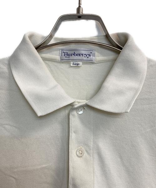 Burberry's（バーバリーズ）Burberry's (バーバリーズ) オールドポロシャツ ホワイト サイズ:Ｌの古着・服飾アイテム